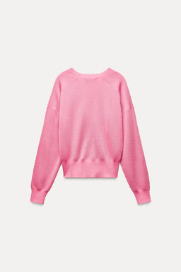 PLAIN KNIT WOOL SWEATER - Zara фото 8