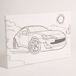 Картина по номерам Ралли в пустыне 2030 см - Школа талантов фото 4