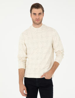 Ekru Regular Fit Sweatshirt