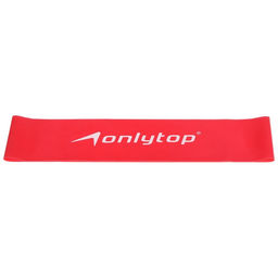 Фитнес-резинка ONLYTOP, 30.5×7.6×0.05 см, нагрузка 4 кг, цвет фуксия