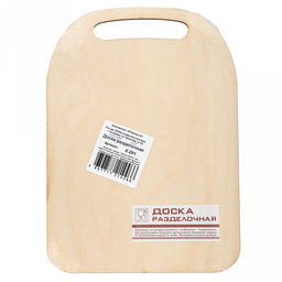 Доска разделочная деревянная Рыжий кот 29х21х0,6см (Россия) - Домашняя мода фото 4