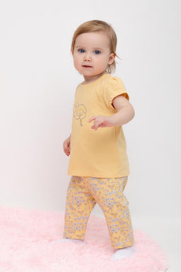 КР 4321/светлая мимоза,полевые цветы к481 бриджи д/дев яс - Crockid фото 3