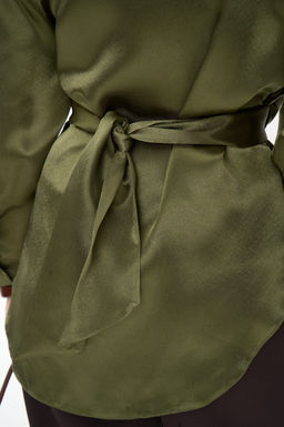 Рубашка Ямина (оливковый/уценка)