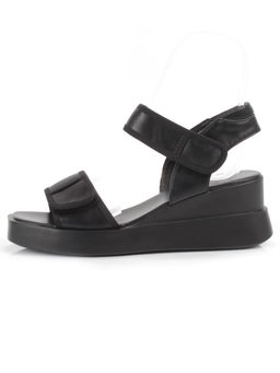 08-PEG248-2 BLACK Босоножки женские (натуральная кожа)