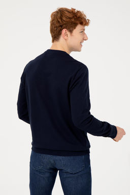 Erkek Lacivert Sweatshirt