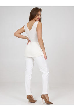 Топ женский ТВ-2 стразы молочный