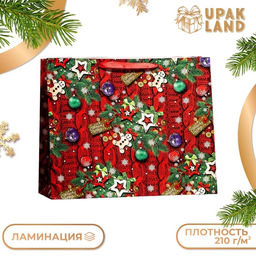 Пакет ламинированный горизонтальный Вязанка,49 х 40 х 19 см - UPAK LAND фото 5