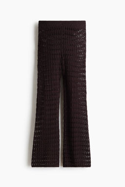 Pantal?n de algod?n efecto crochet