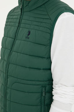 Мужской темно-зеленый жилет - U.s. polo assn фото 7