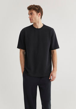 Siyah Tisort - Mavi фото 2