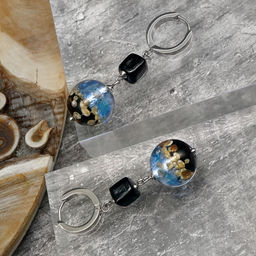 Серьги из муранского стекла GRACEFUL BLOOM LS3129 - Vloes фото 8