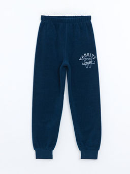 Beli Lastikli Bask?l? Erkek ?ocuk Pijama Alt