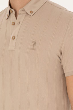 U. S. Polo Assn / Мужская футболка светло-хаки - U.s. polo assn фото 14