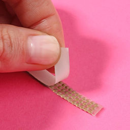 Стразы самоклеящиеся, d=2×7 мм, 4.5±0.5 м, цвет серебряный