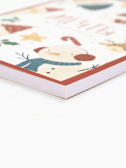 Подарочный набор новогодний, ежедневник, блок бумаги и ручка «Тепла»