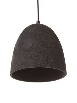 Светильник потолочный BayerLux «Брюс», 1×40 Вт, Е27, черный, 22×22х+120 см