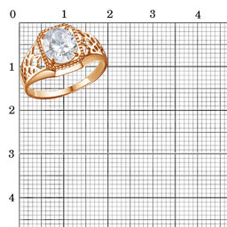 КОЛЬЦО 24814045ф - Красная пресня фото 2