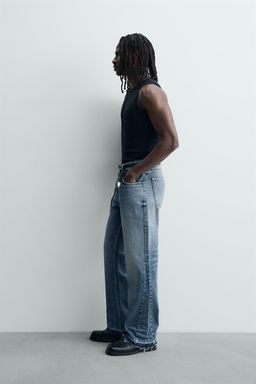 RIPPED FLARE FIT JEANS - Zara фото 7