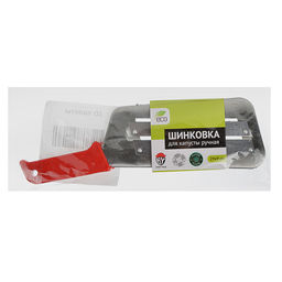 Шинковка для капусты ручная, пластик, нерж. сталь, 29*9 см, арт. 055, 884-017