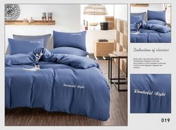 КПБ Alanna Vega однотонный с вышивкой AVOV021 Семейный фото 4