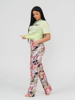 Костюм женский, цвет зеленый белый