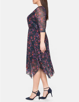 Платье, сине-пестрое - Sheego фото 3