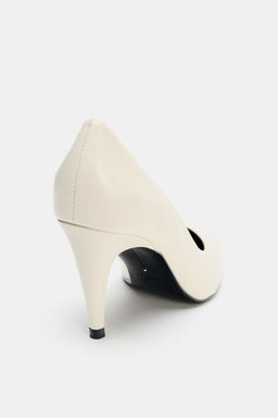LEATHER HIGH-HEEL SHOES - Zara фото 11