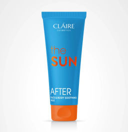 Claire cosmetics THE SUN Молочко для лица и тела после загара AFTER SOOTHING MILK, 200мл