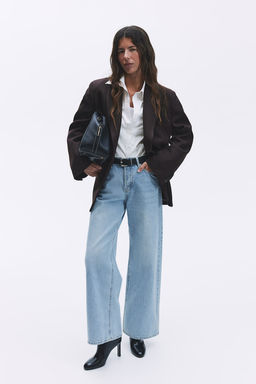 Camisa de algodon elastico