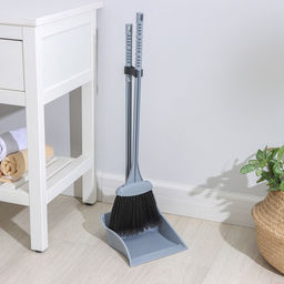 Веник с совком Альтернатива «Комфорт», пластик, МИКС