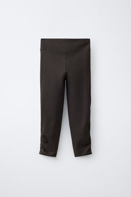 LEGGING CAPRI FRUNCE / Marr?n - Zara фото 3