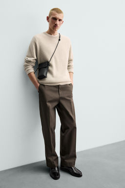 ORIGINS TWILL CHINO TROUSERS - Zara фото 6