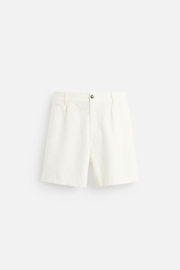 LINEN/COTTON BERMUDA SHORTS - Zara фото 15