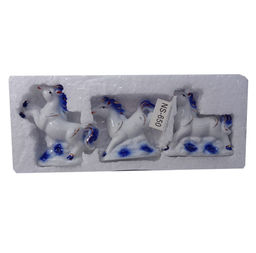 Лошадь символ 2026 года уп-3шт фарфор символ силы, мощи, достижения цели и победы 7см-8см