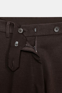 PANTAL?N INTERLOCK / Chocolate - Zara фото 10