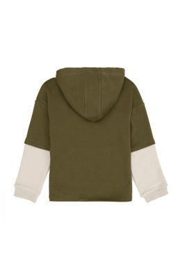 Толстовка цвета хаки для мальчика - U.s. polo assn фото 2