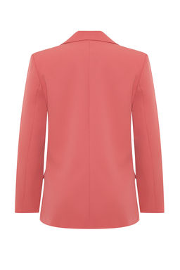 TRENDYOLMILLA Siyah Regular Astarl? Dokuma Blazer Ceket TWOSS21CE0137  фото 6