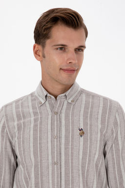 Erkek A__k Kahverengi Uzun Kollu G_mlek Sepette S_rpriz _ndirim - U.s. polo assn фото 2