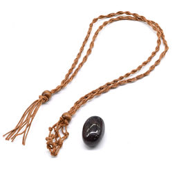 Плетёная сетка для кулонов цвет коричневый, 70см