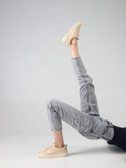 Кеды 158.palomabe/w. Бежевый