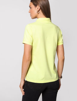 Футболка-поло из трикотажа пике с эластаном. - Vilatte фото 4