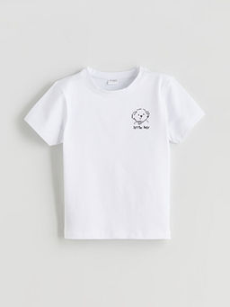 Bask?l? Erkek ?ocuk ?ortlu Pijama Tak?m?