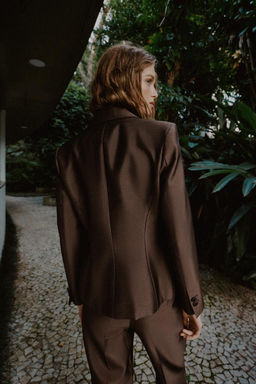 SATIN FITTED BLAZER - Zara фото 4