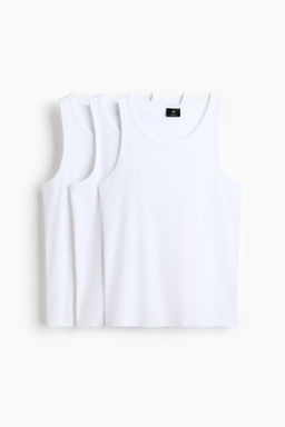 Pack de 3 camisetas sin mangas en canal? Slim Fit - H&m фото 3