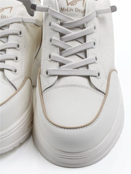 03-A331-5 WHITE Полуботинки спортивные женские (натуральная кожа)