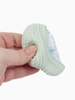 Прорезыватель на ручку для зубов «Кактусы», светло-зеленый