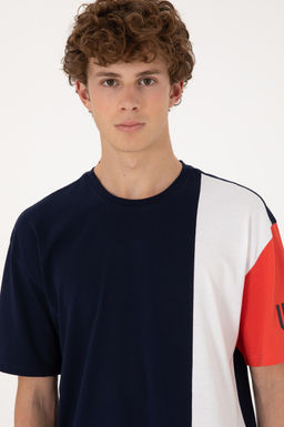 Erkek Comfort Fit Bisiklet Yaka Lacivert Ti__rt Sepette S_rpriz _ndirim - U.s. polo assn фото 2