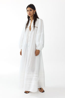 Vestido t?nica oversize con cintur?n de anudar - H&m фото 5