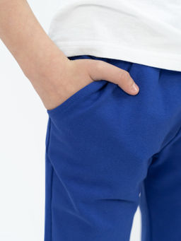 Брюки детские васильковые