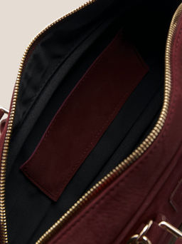 Женская сумка с ручками MAISON DAVID JADE Артикул 4792471, бордовый  фото 4